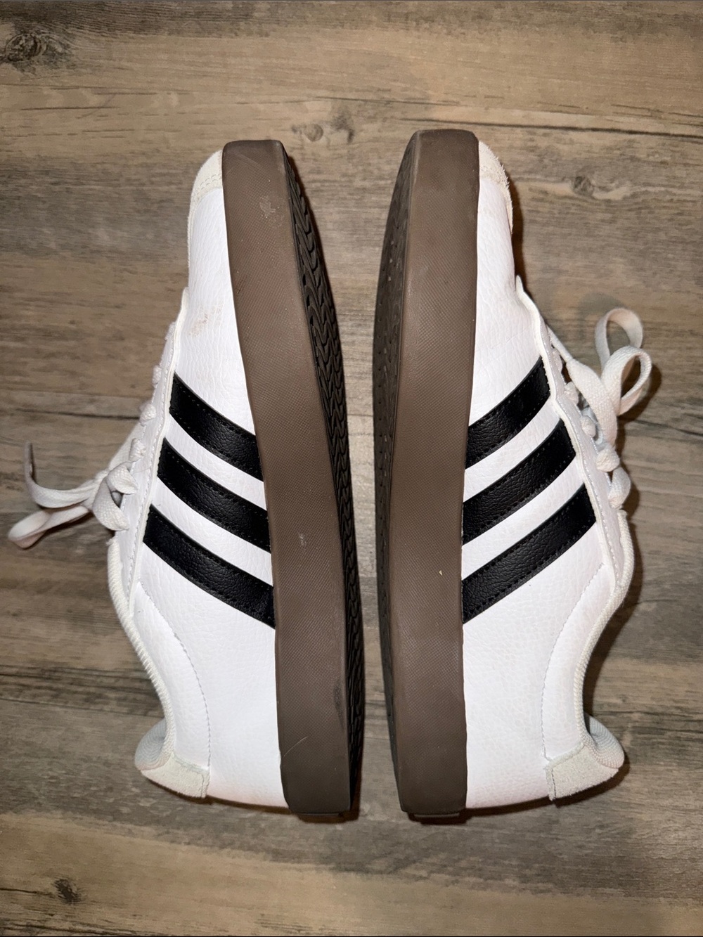 adidas White and Black Retro Low-Top Sneakers